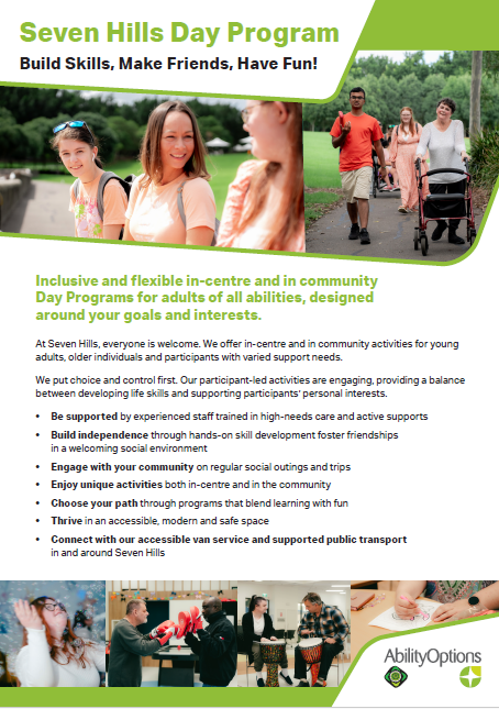 DOWNLOAD: Seven Hills Day Program Brochure