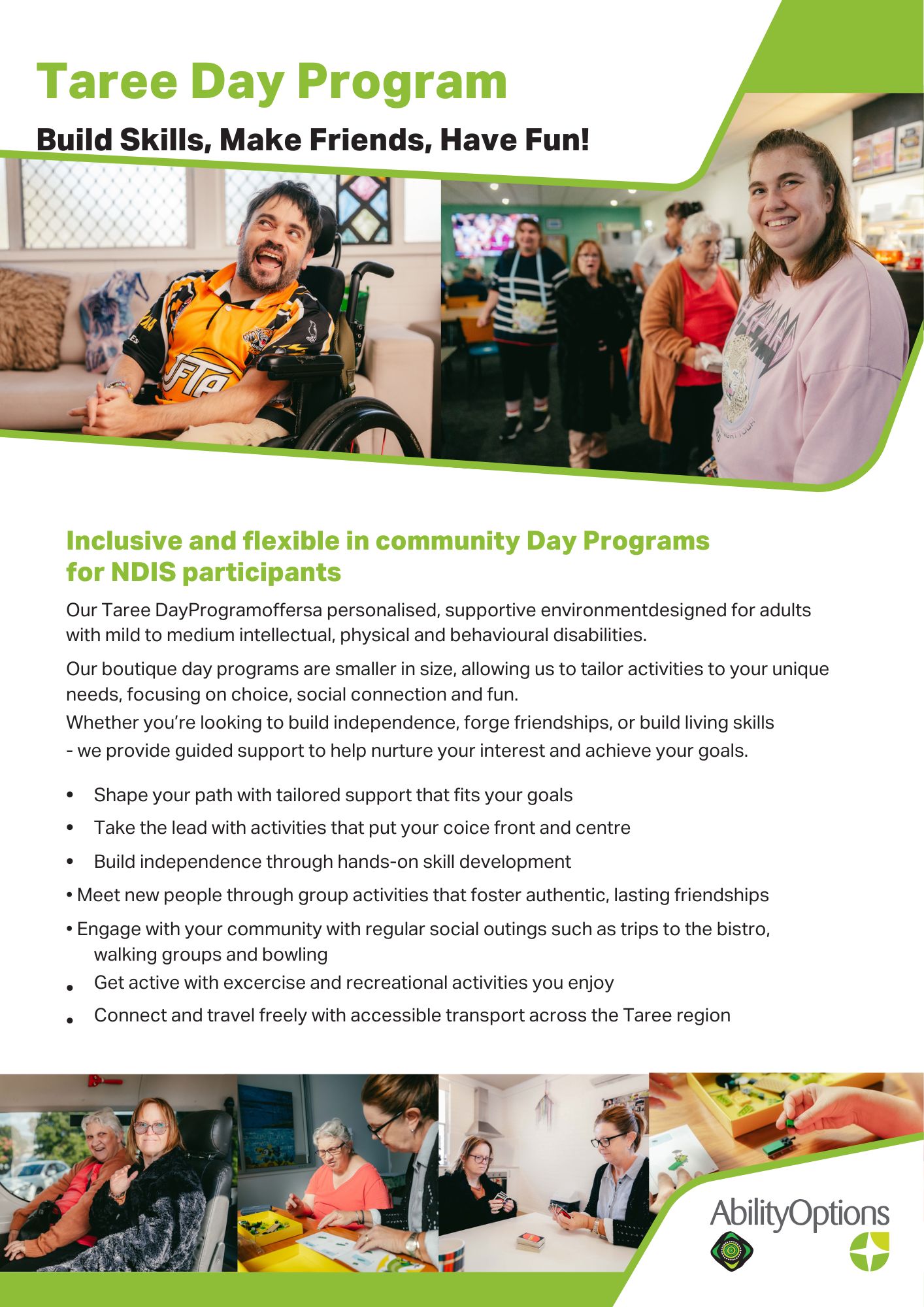 DOWNLOAD: Taree Day Program infosheet