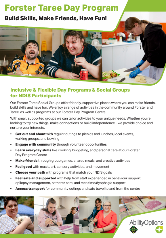 DOWNLOAD: Forster Taree Day Program Brochure