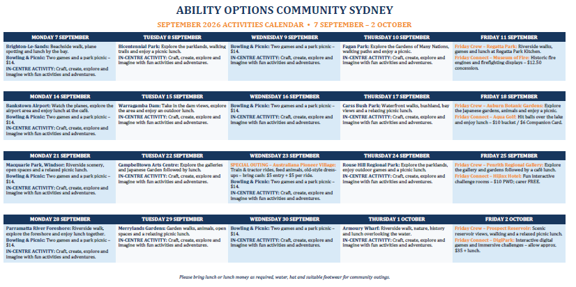 DOWNLOAD: Seven Hills Day Program Calendar